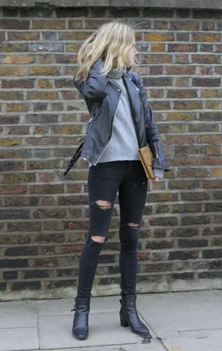 灰色毛衣搭配 百搭又時(shí)髦 灰色毛衣搭配 百搭又時(shí)髦