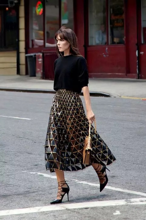 毛衣和裙子的搭配 毛衣和裙子的搭配