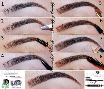 anastasia眉筆色號試色 anastasia眉筆試色圖 anastasia眉筆色號試色 anastasia眉筆試色圖