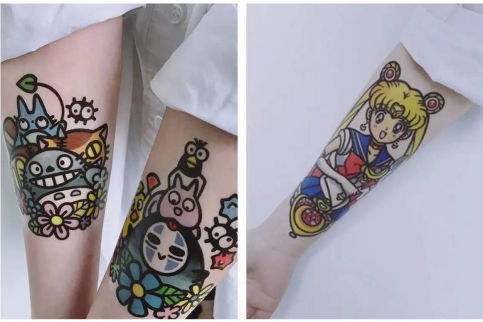 紋身貼紙圖片 紋身貼紙貼哪里保持更久 紋身貼紙圖片 紋身貼紙貼哪里保持更久