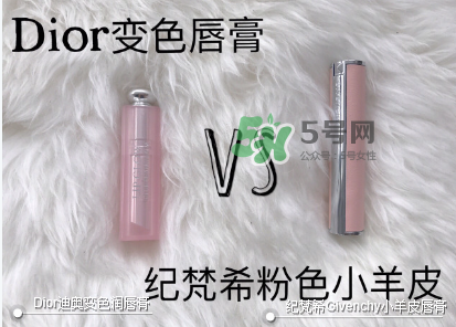 紀(jì)梵希變色唇膏和迪奧變色唇膏哪個好_怎么選？