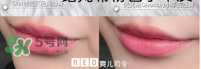紀(jì)梵希變色唇膏和迪奧變色唇膏哪個好_怎么選？
