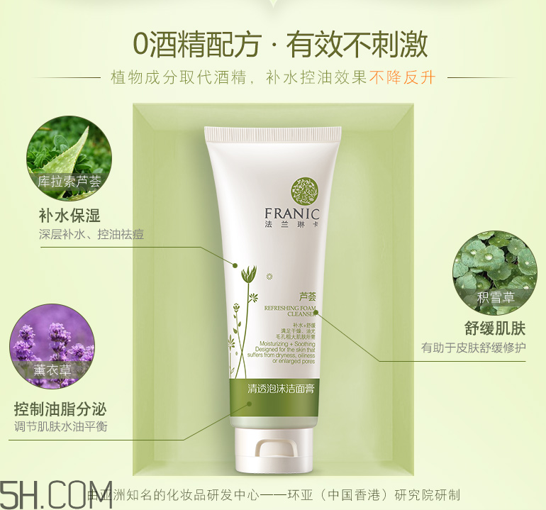 法蘭琳卡清透泡沫潔面膏 法蘭琳卡清透泡沫潔面膏