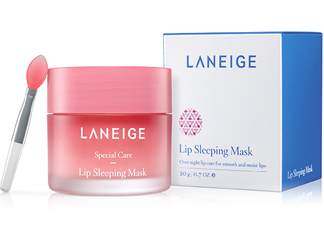 蘭芝夜間唇膜每次敷多厚？每次用多少？