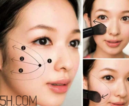 腮紅刷怎么用？腮紅刷使用步驟