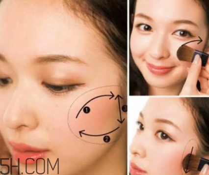 腮紅刷怎么用？腮紅刷使用步驟