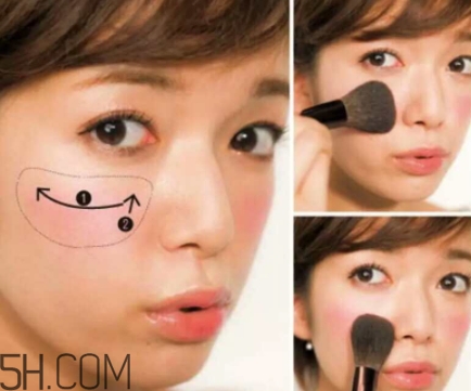 腮紅刷怎么用？腮紅刷使用步驟