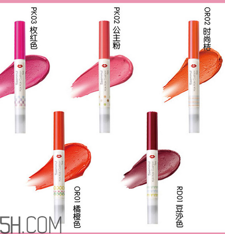得鮮氣墊口紅色號(hào)怎么選？the saem得鮮氣墊口紅試色