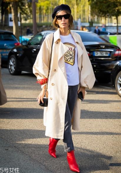 大紅色鞋子怎么搭配？冬季也要時尚大氣