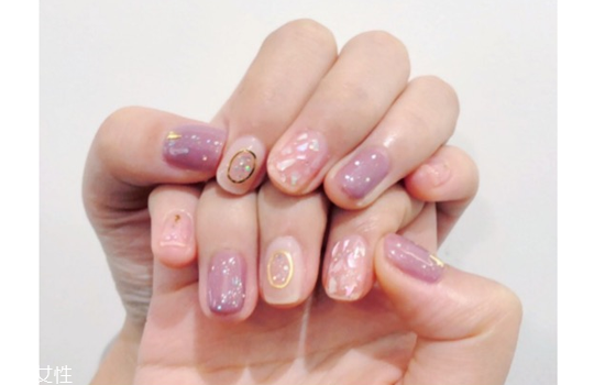 少女心美甲圖片韓式2018 純色美甲跳色款式搭配圖 少女心美甲圖片韓式2018 純色美甲跳色款式搭配圖