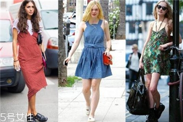 夏天穿吊帶裙怎么搭配？夏季吊帶裙搭配圖片