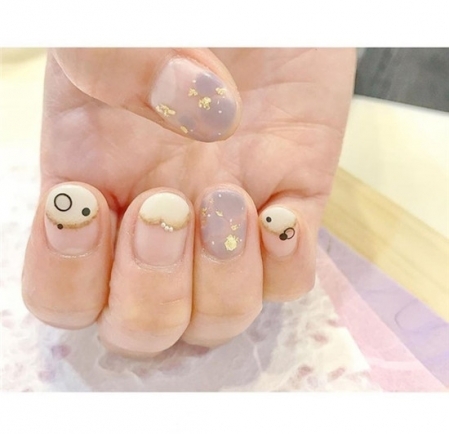 夏日清涼簡約美甲圖片2018 2018最流行的日系美甲款式 夏日清涼簡約美甲圖片2018 2018最流行的日系美甲款式