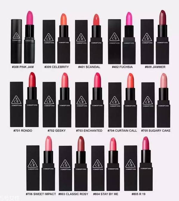 3ce口紅哪個顏色顯白 3ce口紅南瓜色是哪個色號 3ce口紅哪個顏色顯白 3ce口紅南瓜色是哪個色號