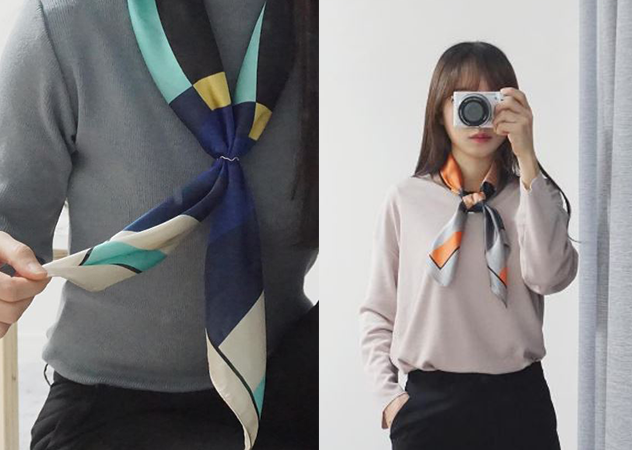 春夏領(lǐng)巾穿搭的N種方法圖片 春夏領(lǐng)巾穿搭的N種方法圖片