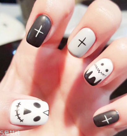 萬圣節(jié)女巫美甲教程 零基礎也可以畫很美 萬圣節(jié)女巫美甲教程 零基礎也可以畫很美