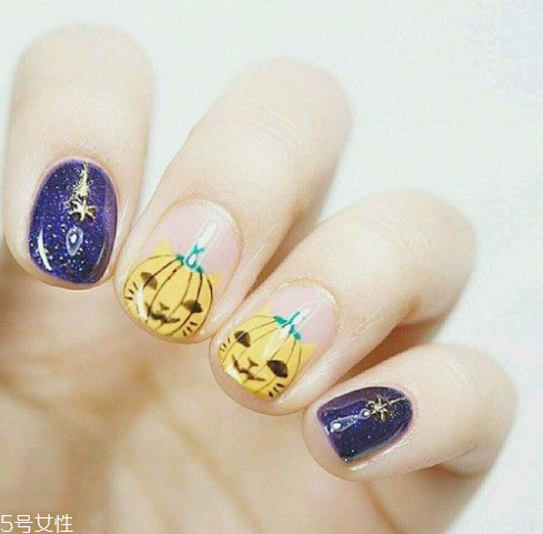 萬圣節(jié)女巫美甲教程 零基礎也可以畫很美 萬圣節(jié)女巫美甲教程 零基礎也可以畫很美