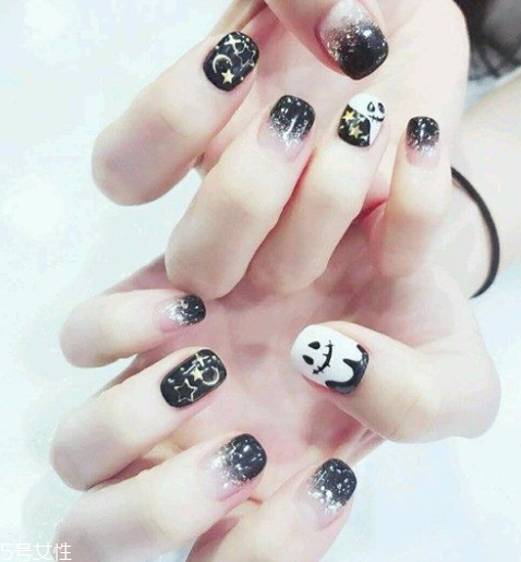 萬圣節(jié)女巫美甲教程 零基礎也可以畫很美 萬圣節(jié)女巫美甲教程 零基礎也可以畫很美