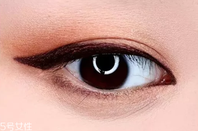 酒紅色單色眼影的畫法 4步驟詳細圖解教程 酒紅色單色眼影的畫法 4步驟詳細圖解教程