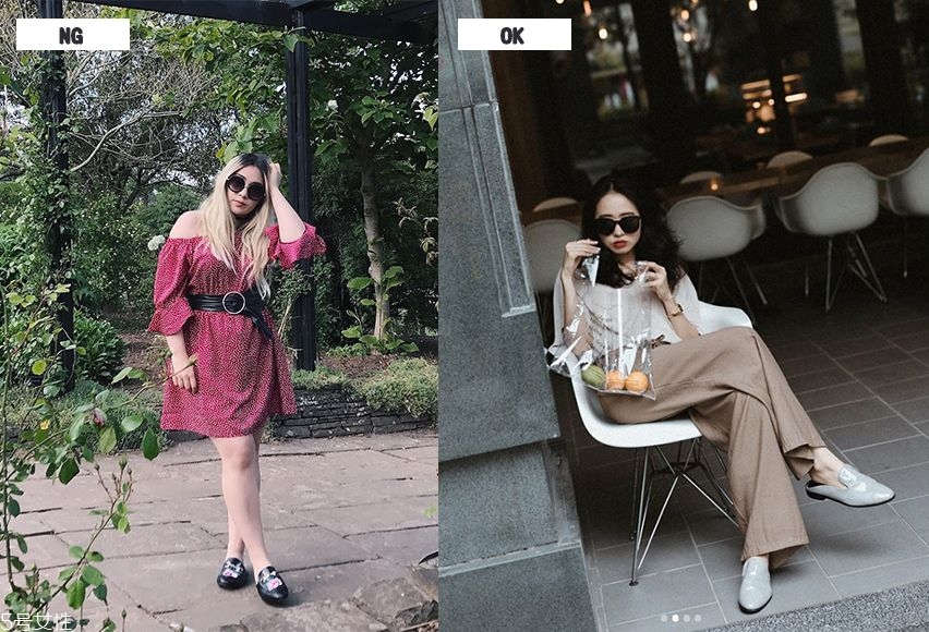 平底穆勒鞋搭配圖片 4個誤區(qū)導致矮肥圓