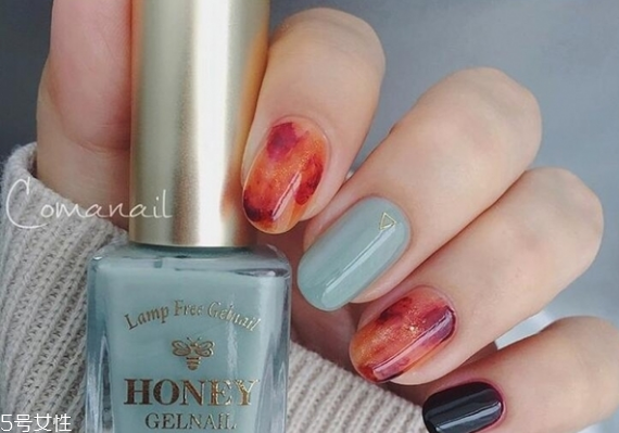 2019琥珀色美甲圖片 溫柔耐看琥珀色美甲 2019琥珀色美甲圖片 溫柔耐看琥珀色美甲