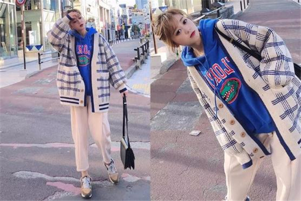 春季針織開衫搭配圖片 顯瘦時(shí)髦有一套