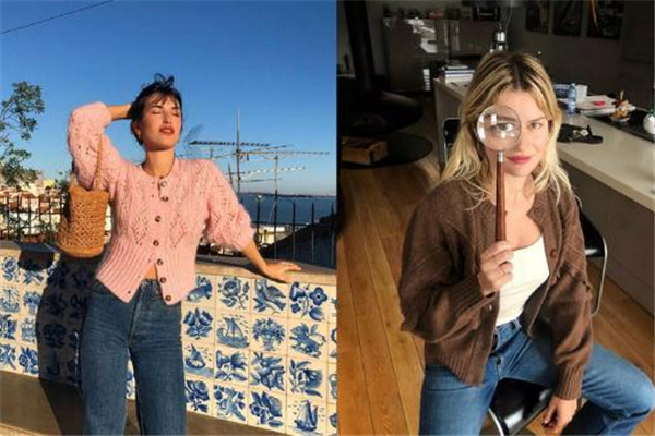 短款針織開衫怎么搭配 來(lái)自春季爆款的魅力
