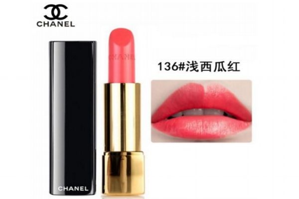 香奈兒136號口紅是什么顏色 香奈兒136口紅試色 香奈兒136號口紅是什么顏色 香奈兒136口紅試色