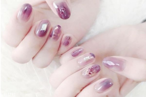 日式暈染美甲教程 貝殼暈染美甲教程 日式暈染美甲教程 貝殼暈染美甲教程