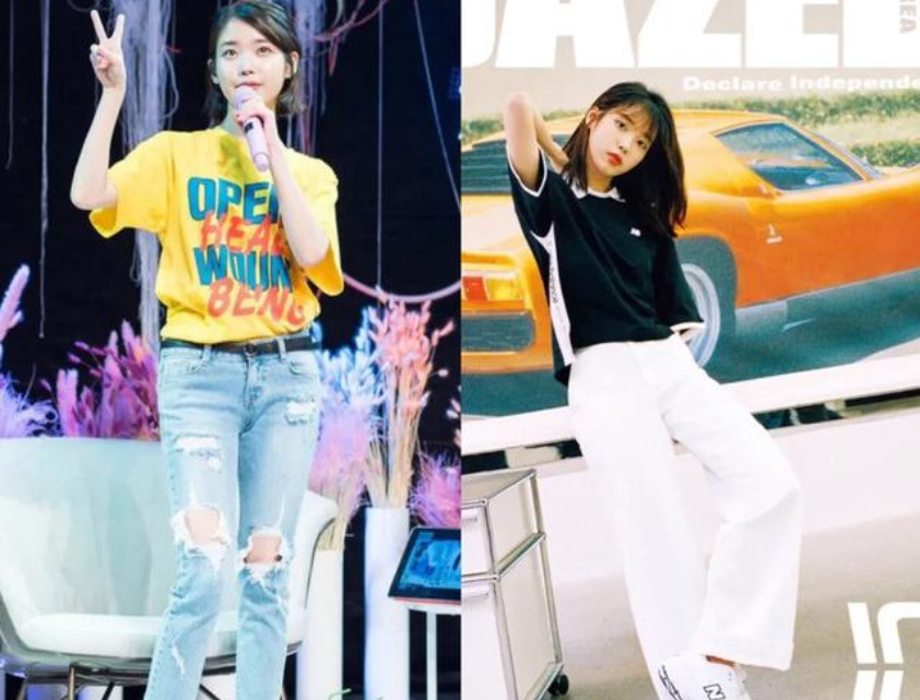 女明星牛仔褲搭配圖片欣賞 女明星牛仔褲搭配圖片欣賞