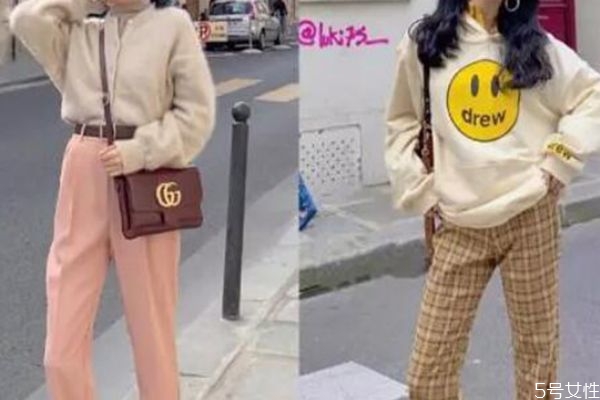 拖地褲配什么上衣外套 拖地褲搭配什么外套 拖地褲配什么上衣外套 拖地褲搭配什么外套