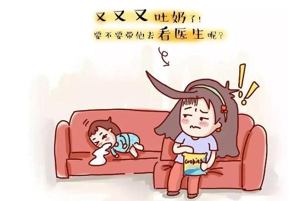 新生兒吐奶是因?yàn)槌远嗔藛?新生兒吐奶是不是受涼了 新生兒吐奶是因?yàn)槌远嗔藛?新生兒吐奶是不是受涼了