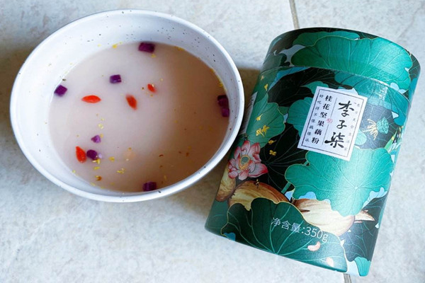 李子柒桂花堅(jiān)果藕粉有什么功效 李子柒桂花堅(jiān)果藕粉可以加紅糖嗎 李子柒桂花堅(jiān)果藕粉有什么功效 李子柒桂花堅(jiān)果藕粉可以加紅糖嗎